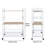 Arvo 39.2'' H x 15.7'' W Book Cart with Wheels