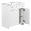 Meuble-lavabo moderne avec lavabo simple-102696559