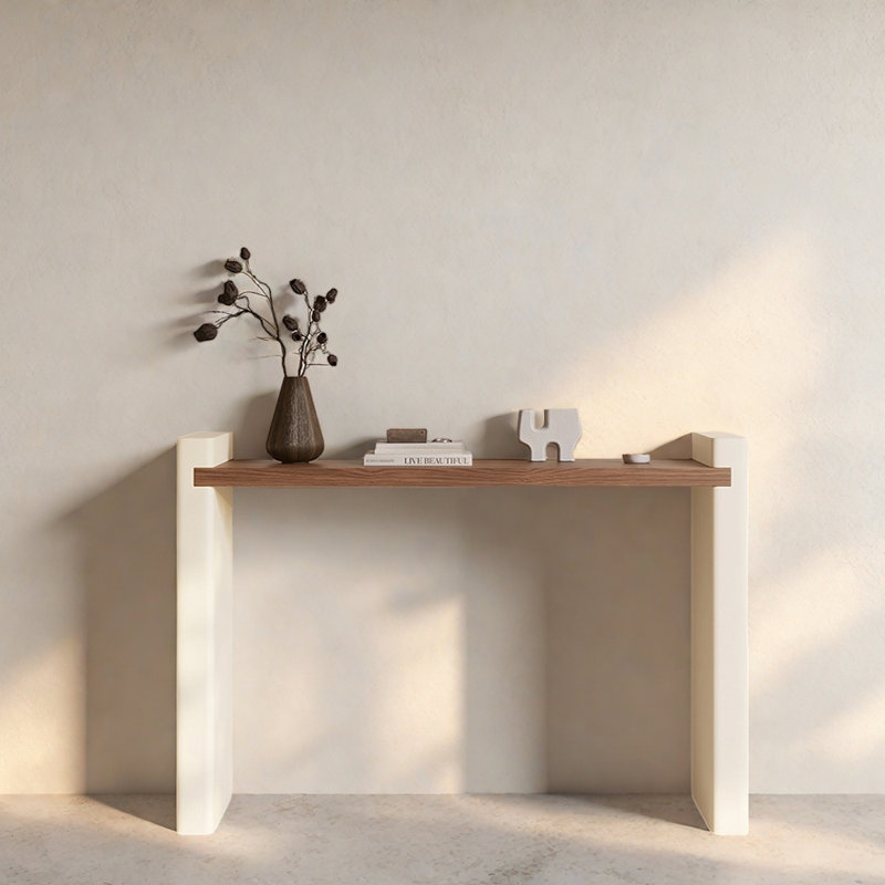 Console de couloir rustique minimaliste, H 31,5 po x l 47,2 po x P 14,2 po