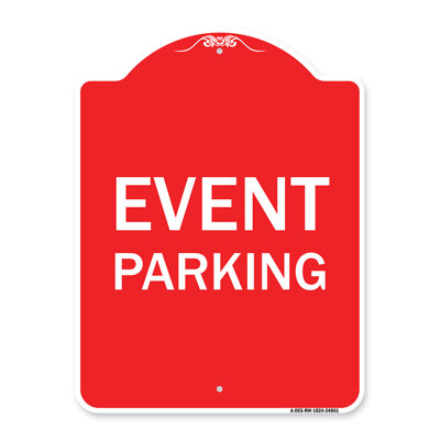 Signmission Designer Series Sign - Event Parking/24061