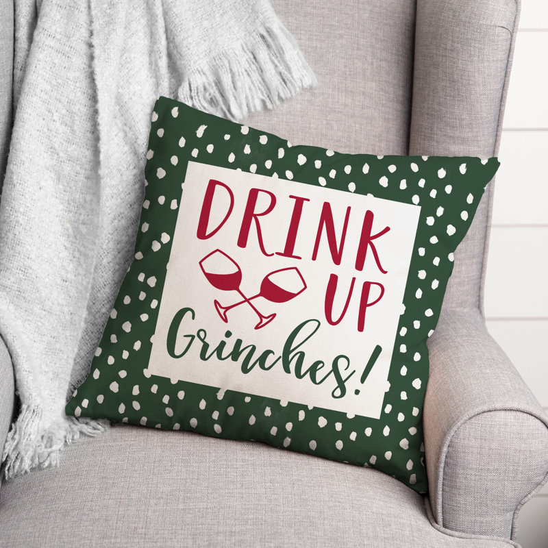 Polka Dots Throw Pillow, 20" x 20"