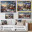 Winter Village Carnival VI - Architecture Wall Art Living Room-245404199-245404196