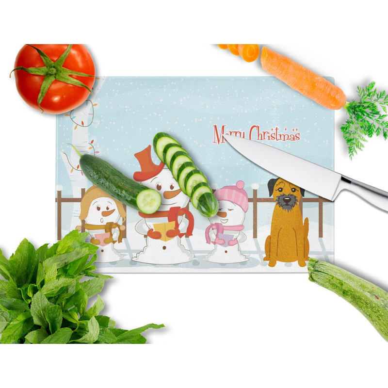 Carollynn Glass Border Terrier Cutting Board