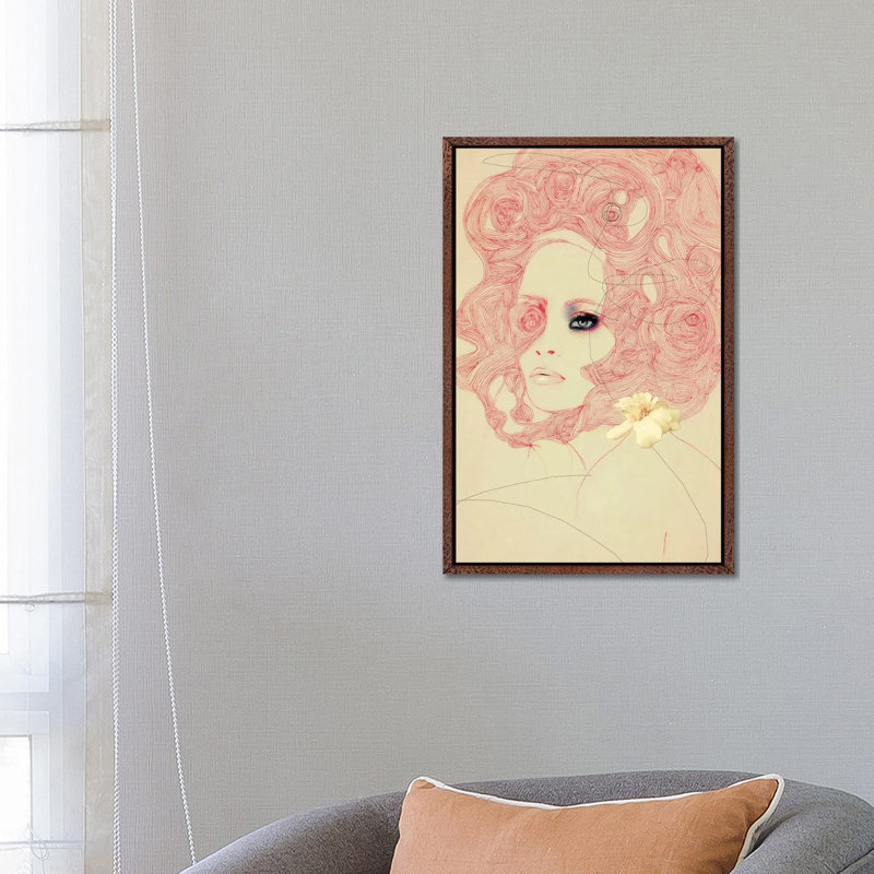 Cricket by Leigh Viner - Print on Canvas, 66.04 cm H x 45.72 cm W, Classic Brown Wood Framed Canvas
