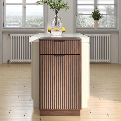 Armoire à poubelle inclinable