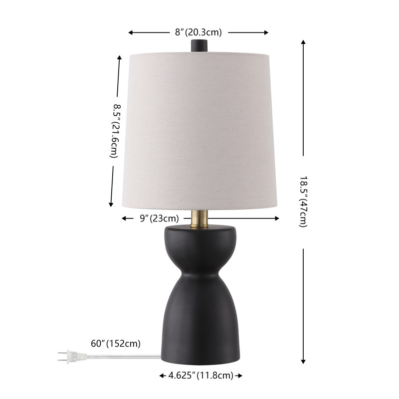 Leola 21 Inch Resin/Rattan Table Lamp