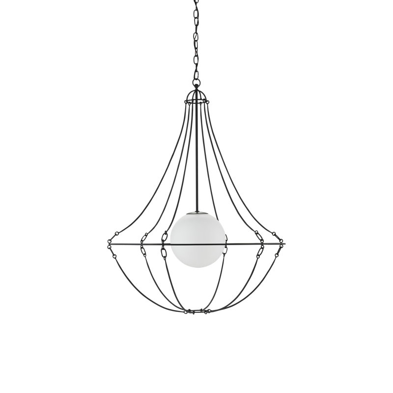 Luminaire suspendu en cristal à 3 lumières