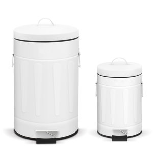 Metal Step On Kitchen Trash Can - 3.2 Gallons