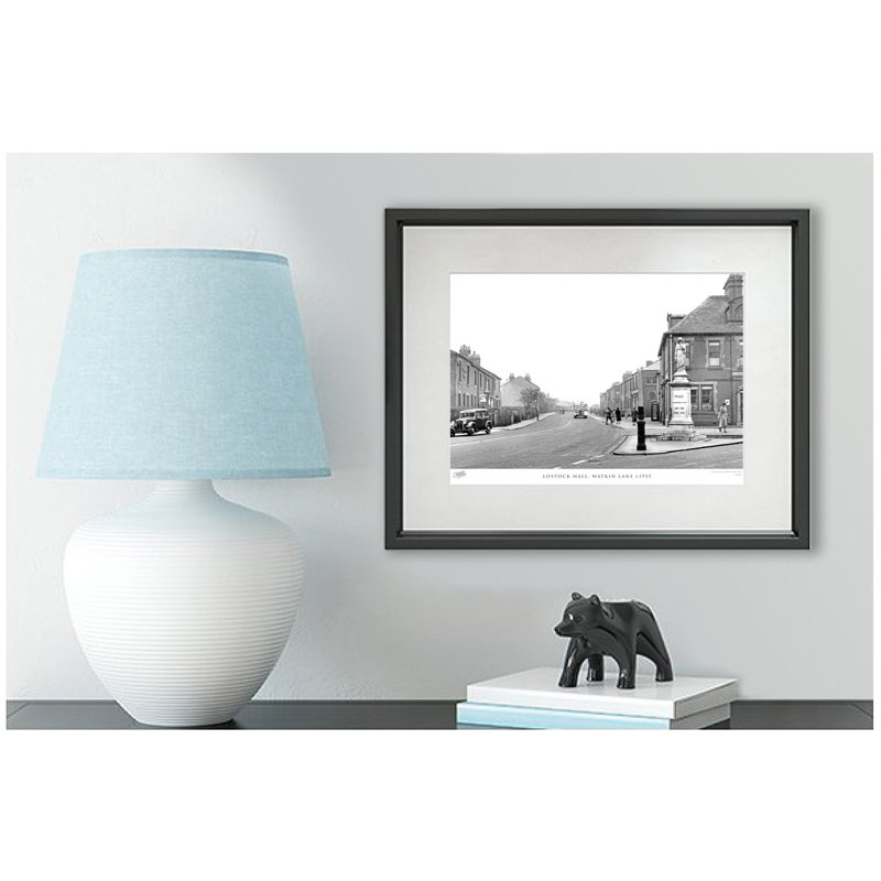 Lostock Hall, Watkin Lane C1955 - Single Picture Frame Print, 28cm H x 36cm W x 2.3cm D