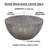 Freddick Single Drum Shape Coffee Table