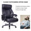 Chaise de bureau ergonomique avec accoudoirs