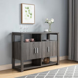 Buffet Kitchen Cabinet, Display Cabinet with Multi-Shelving