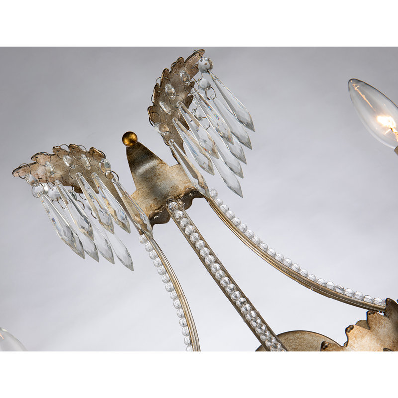 Harristown 2 Light Sconce inSilver and Gold