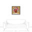 Flower Flower on Gold Circle - cadre flottant, peinture sur toile