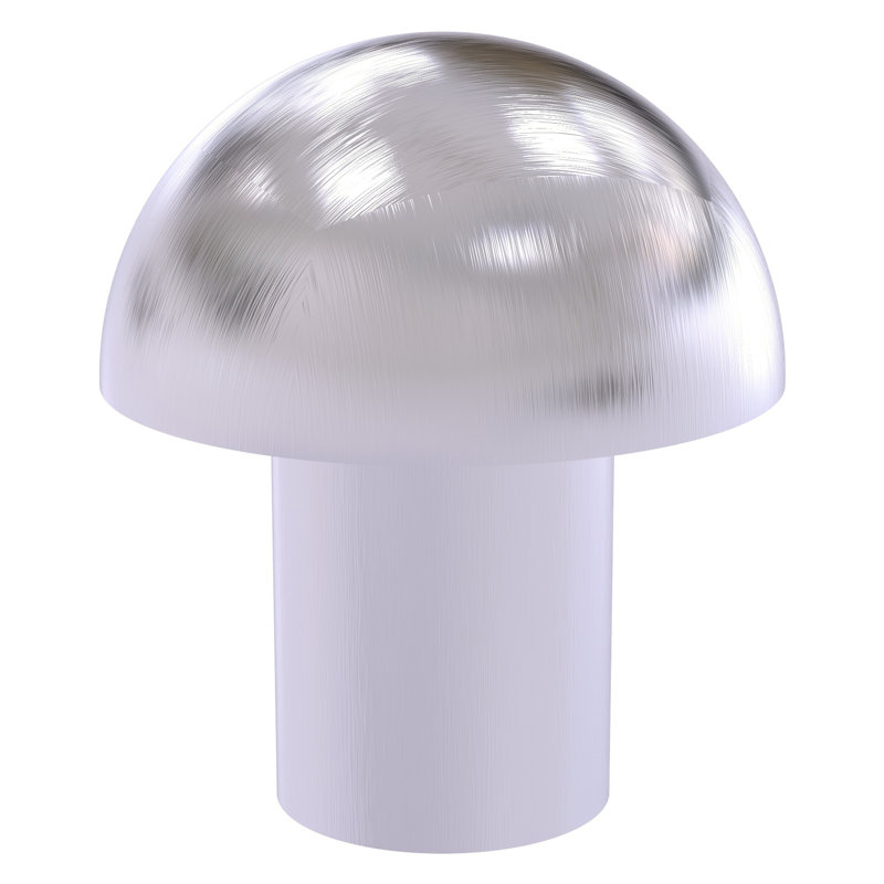 Poignée champignon Ballenas, Chrome satiné