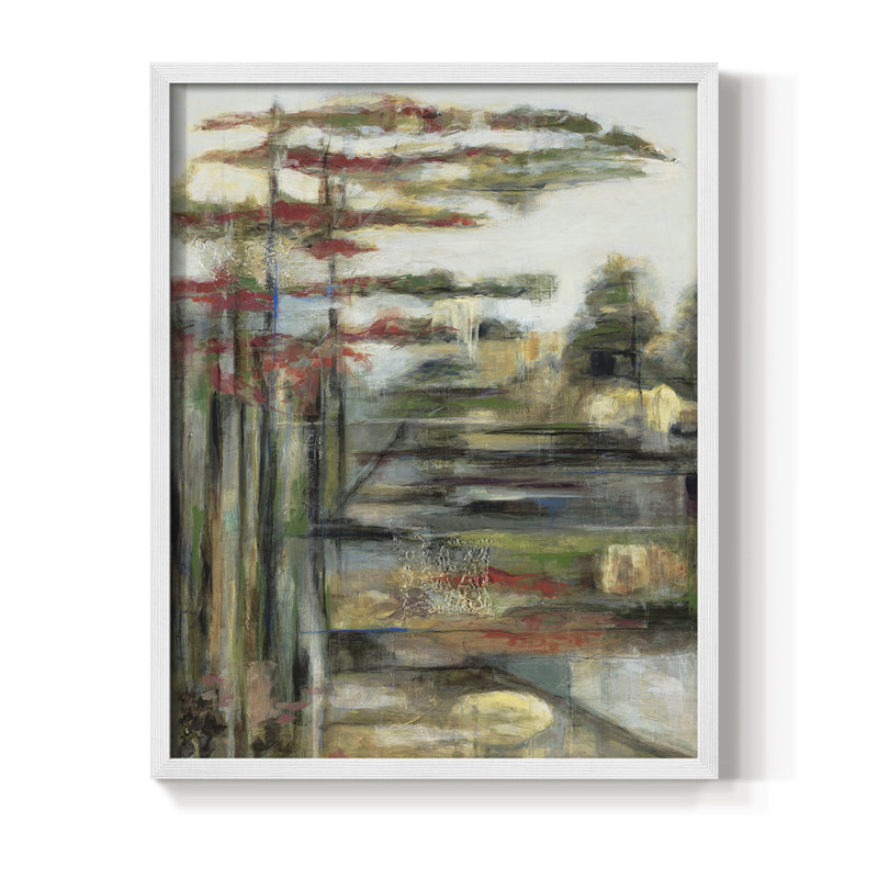 Reproduction encadrée Daydream - bois massif, H 11 po x l 9 po, Blanc