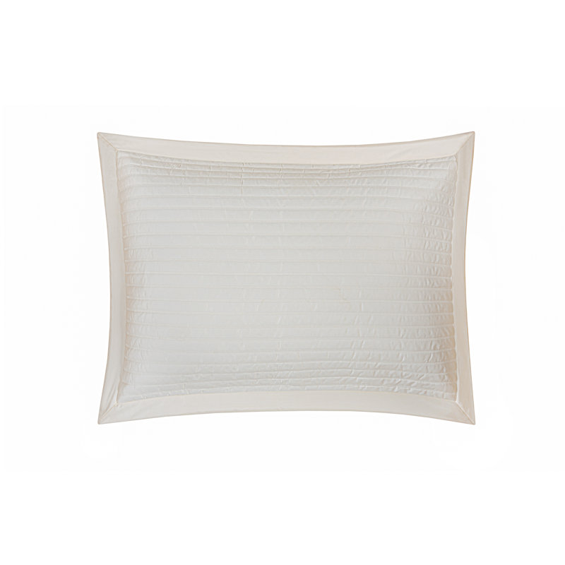 Monroe_Quilted Sham, Standard/Twin, Ivory
