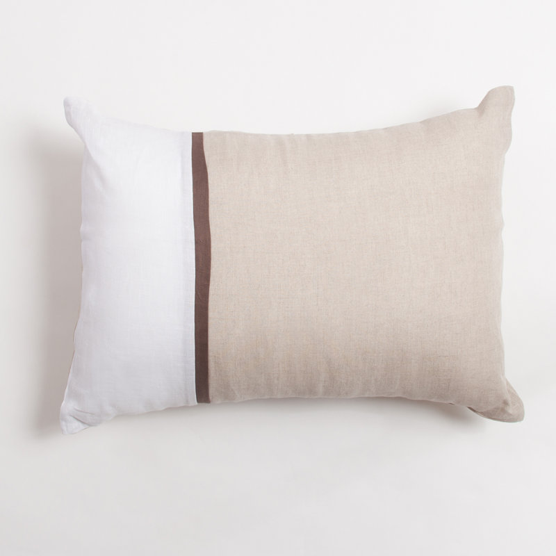 Coussin Galiano,  Blanc / naturel