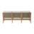 Chesapeake 82'' Teak Outdoor Patio Sofa with Sunbrella® Cushions