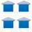 Z-Shade Blue Fabric Side Wall for Canopy