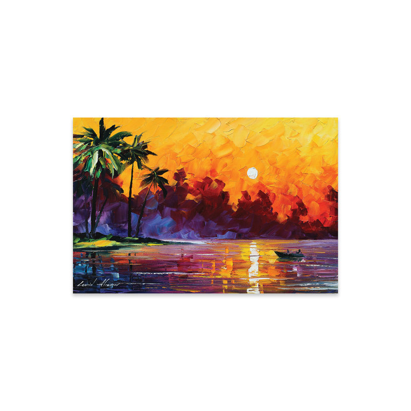 Après la pluie sur plastique / acrylique par Leonid Afremov, peinture