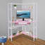 Bureau d'ordinateur de coin avec prises de courant-564369514