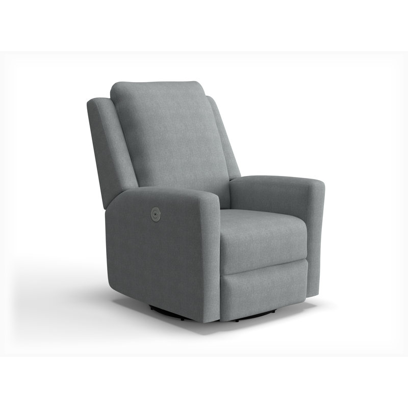 Power Swivel Glider Recliner, Dove