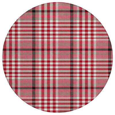 Samira Red Washable Indoor-Outdoor Rug - 
