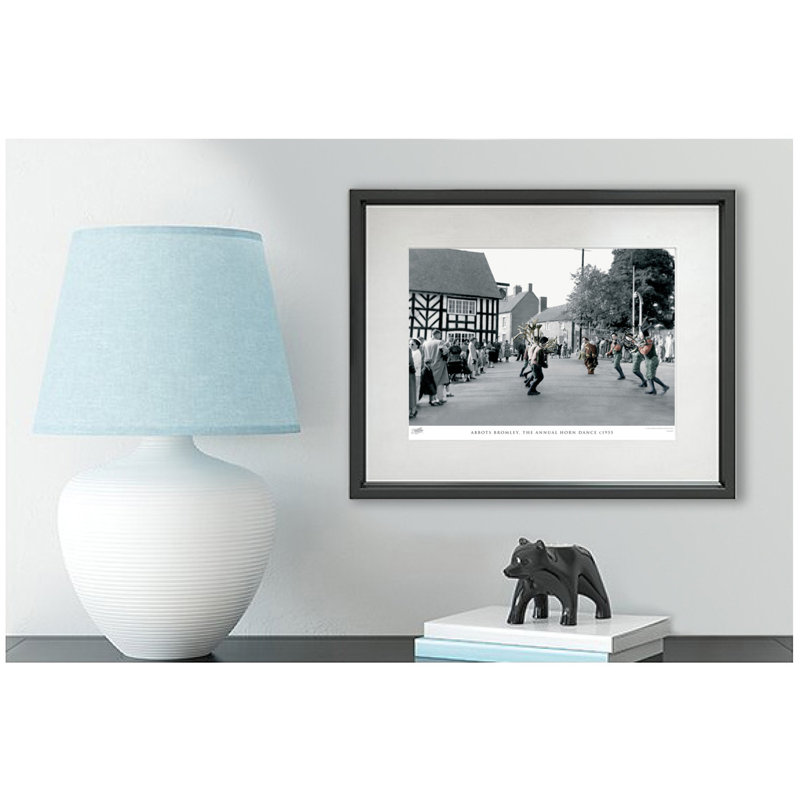 Abbots Bromley, The Annual Horn Dance C1955 - Single Picture Frame Print, 40cm H x 50cm W x 2.3cm D