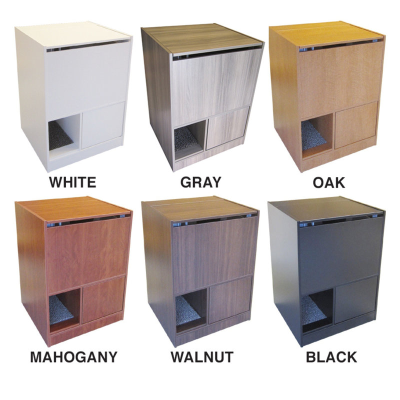 Armoire pour litière Heeya Out Of Sight, Noir, noir, noir, noir