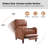 Neliyah 28.75" Wide Genuine Leather Recliner-105914589