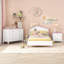 Ensemble de chambre à coucher 3 pièces avec table de chevet et commode Halaya-86884491-87233479