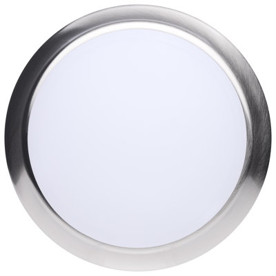 10 Inch LED Disk Light 27K/3K/35K/4K/5K CCT Selectable Brushed Nickel Finish