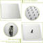 Système de douche de 12 po au plafond en nickel brossé - Carré avec douchette cascade 3 fonctions, valve de pluie et de poche Installation sans effort et processus de désinfection Installation simple Sanitize