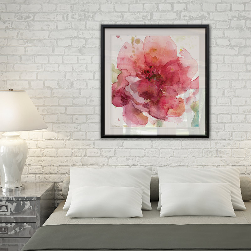 Bold Blush I - reproduction de cadre photo, H 26,5 po x l 26,5 po x P 1,5 po