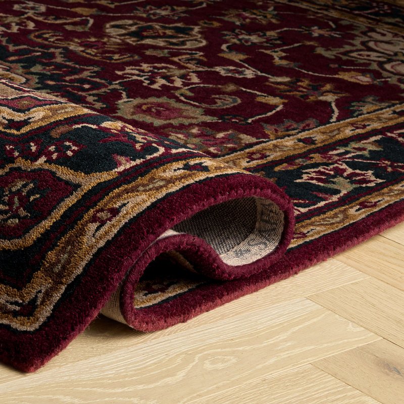 Mcauliffe Hand Tufted Wool Oriental Rug, Runner 2'3" x 12'