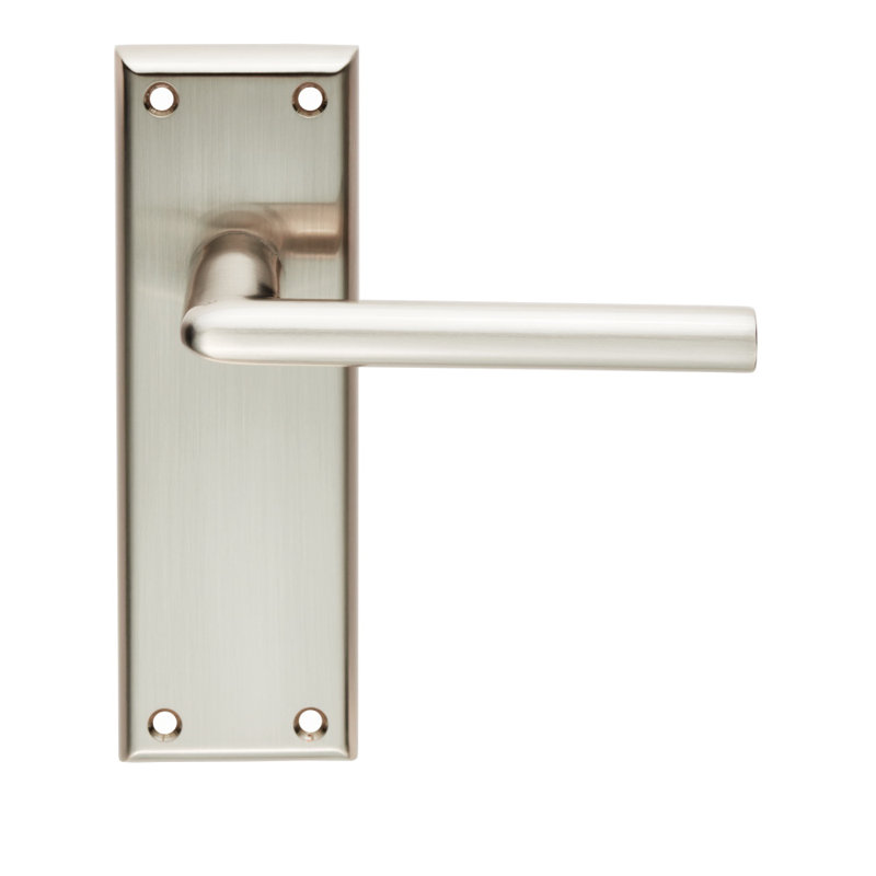 Dieci Latch Door Handle, Satin Nickel