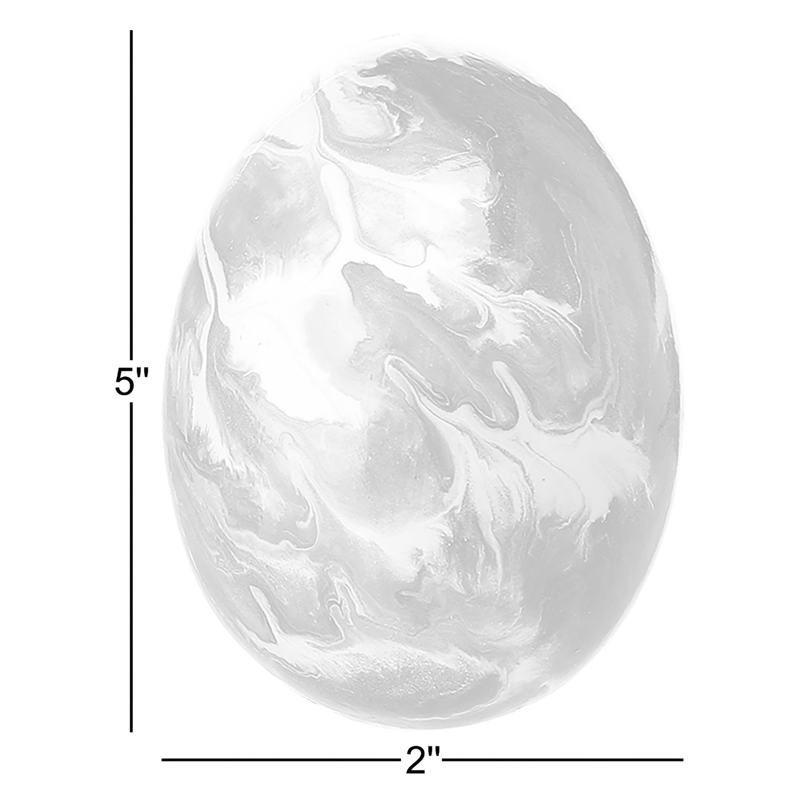 Terracotta Ceramic Egg Accent