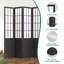 Paravent de style japonais 4 panneaux Black Tone-129130222-129130223