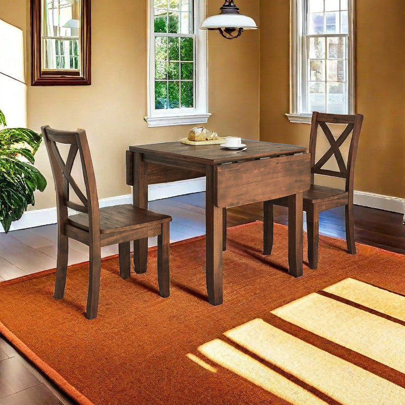 2 - Person Counter Height Dining Set, Brown