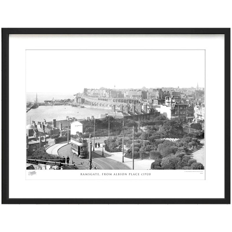 Ramsgate, From Albion Place C1920 by Francis Frith - Single Picture Frame Print, 28cm H x 36cm W x 2.3cm D