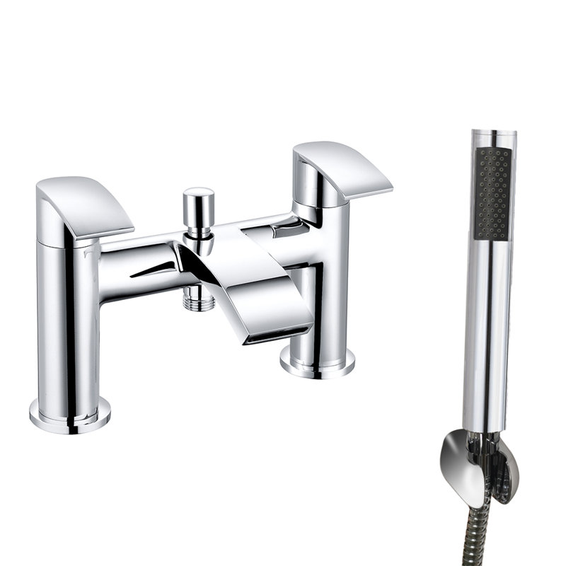 Kuhlman 2 Handle Deck Bath Shower Mixer Bath Filler with Diverter
