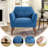 32.2" Wide Modern Upholstered Tufted Living Room Accent Chair With Solid Wood Frame-321431713