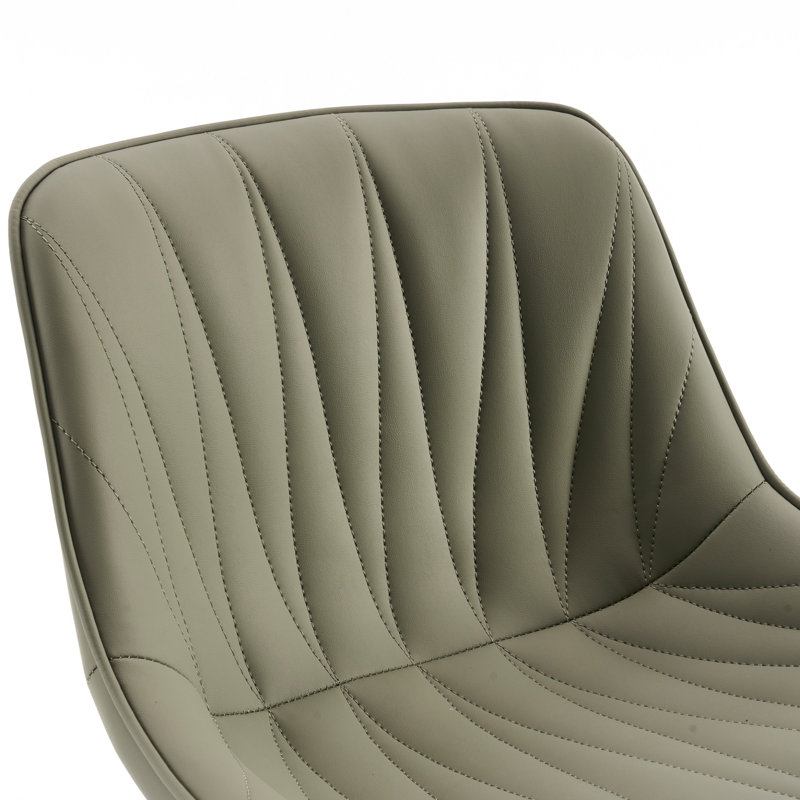 Tabourets de bar pivotants à hauteur réglable Modern, Vert olive