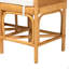 Banc en rotin brun moderne Modern Bohemian