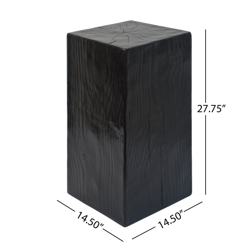 Table d'appoint Stonego, Noir