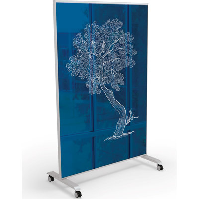 Hierarchy MooreCo Magnetic Glass Freestanding Glass Board