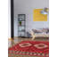 Tapis rouge Humaira Vintage 5 pi 3 po x 6 pi 6 po