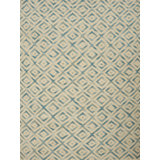Geometric Area Rug in Beige/Blue