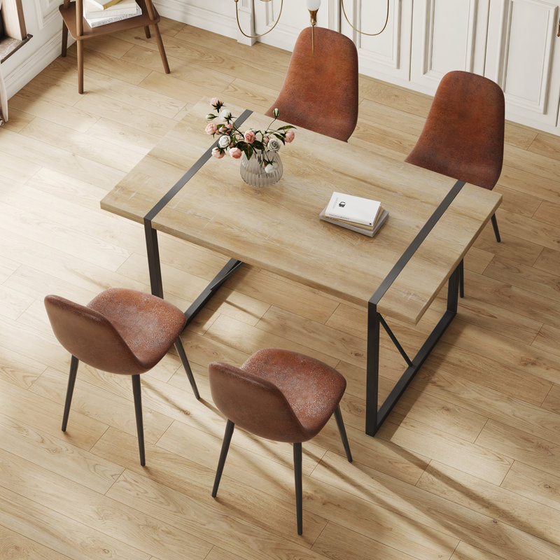 Steel Top Dining Set